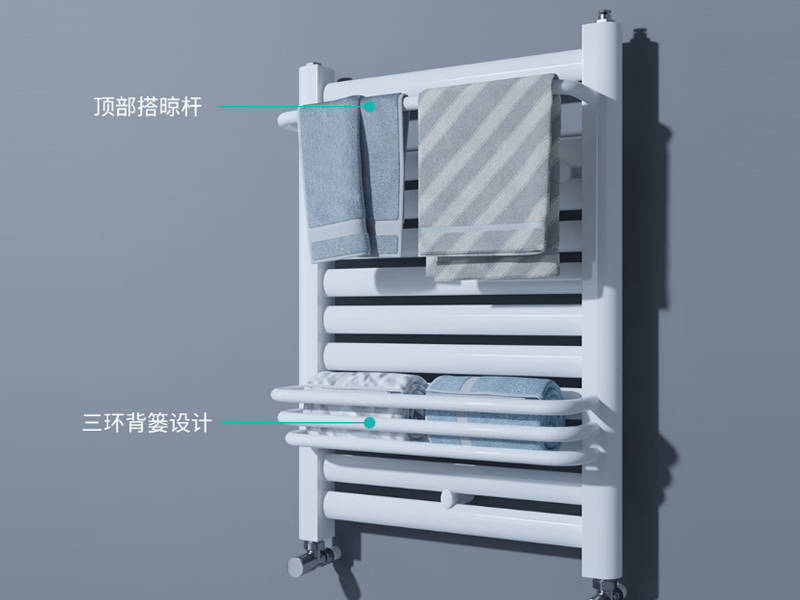 卫浴散热器安装效果